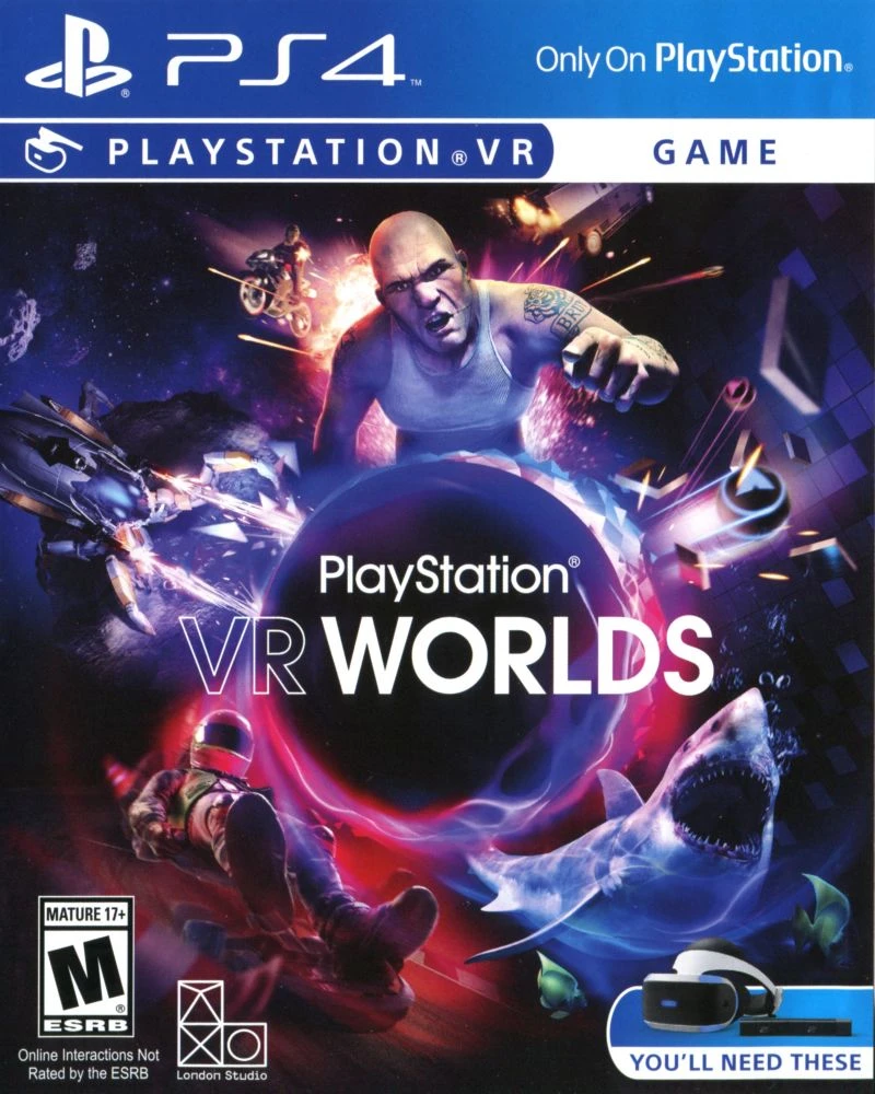 PlayStation VR Worlds box art
