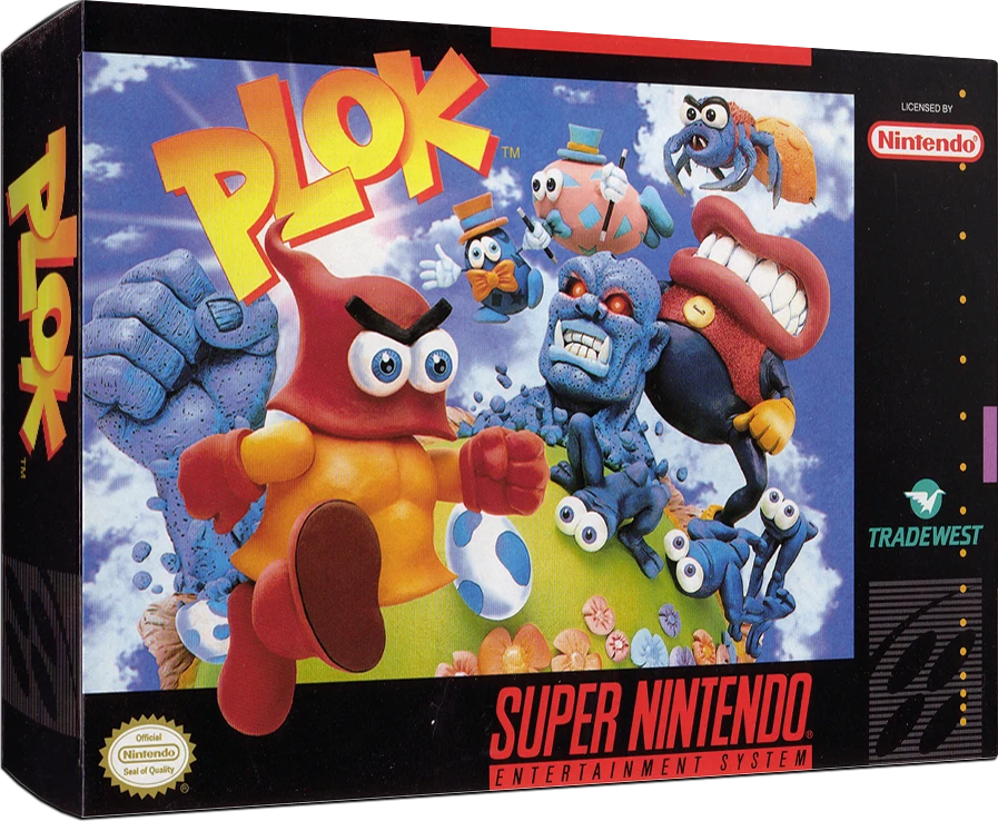Plok box art
