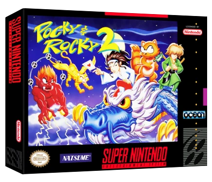 Pocky and Rocky 2 box art