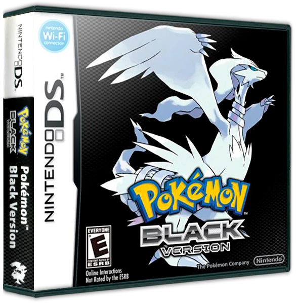 Pokemon Black 3D box (NA)