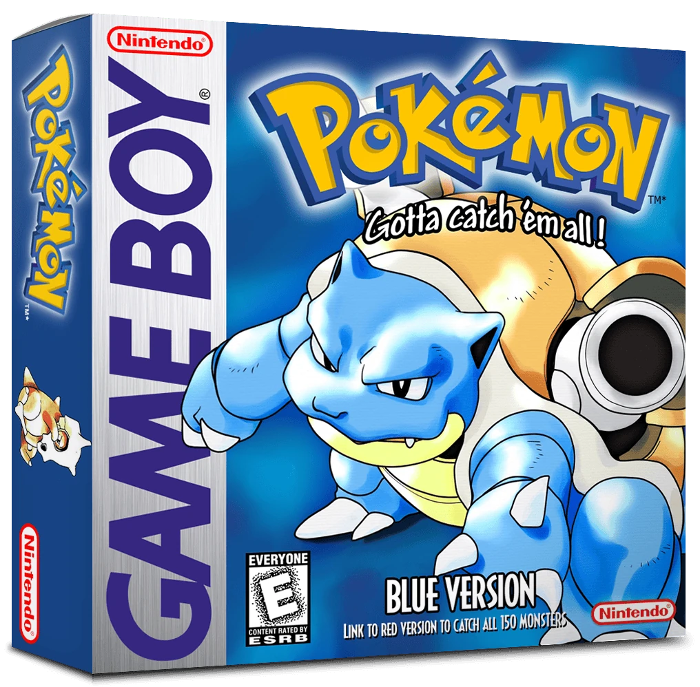 Pokemon Blue box art