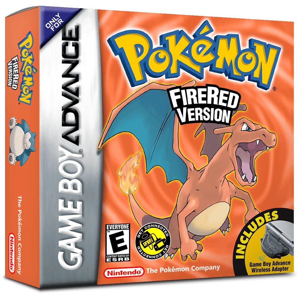 Pokemon FireRed box art
