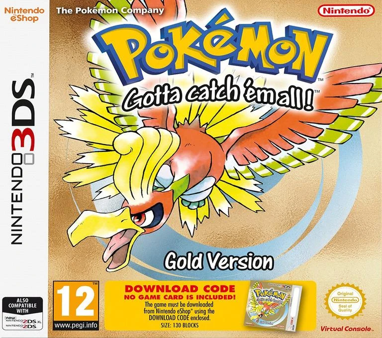 Pokemon Gold box art
