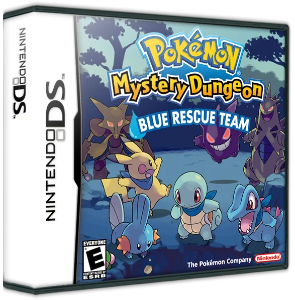 Pokemon Mystery Dungeon Blue Rescue Team box art