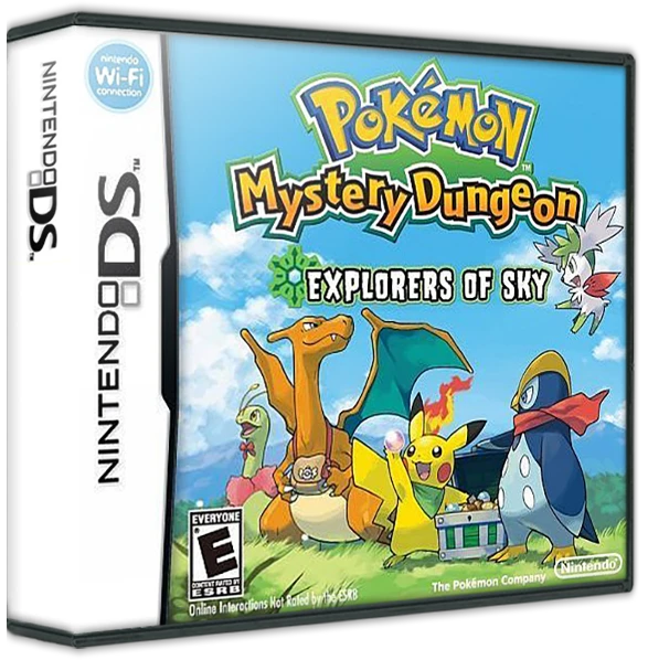 Pokemon Mystery Dungeon Explorers of Sky box art