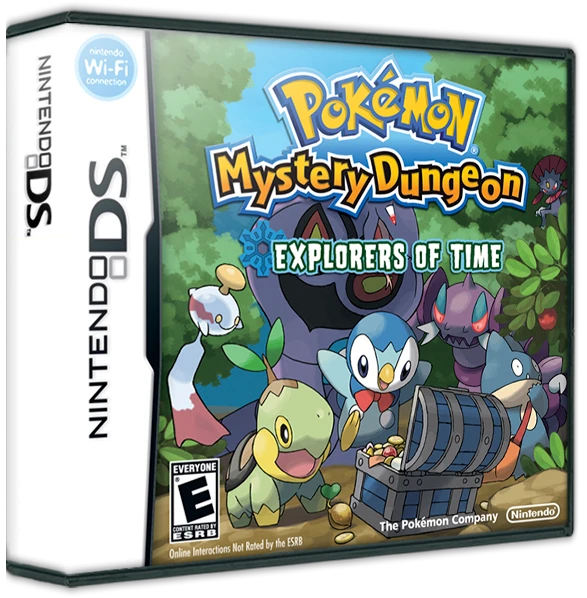 Pokemon Mystery Dungeon Explorers of Time box art