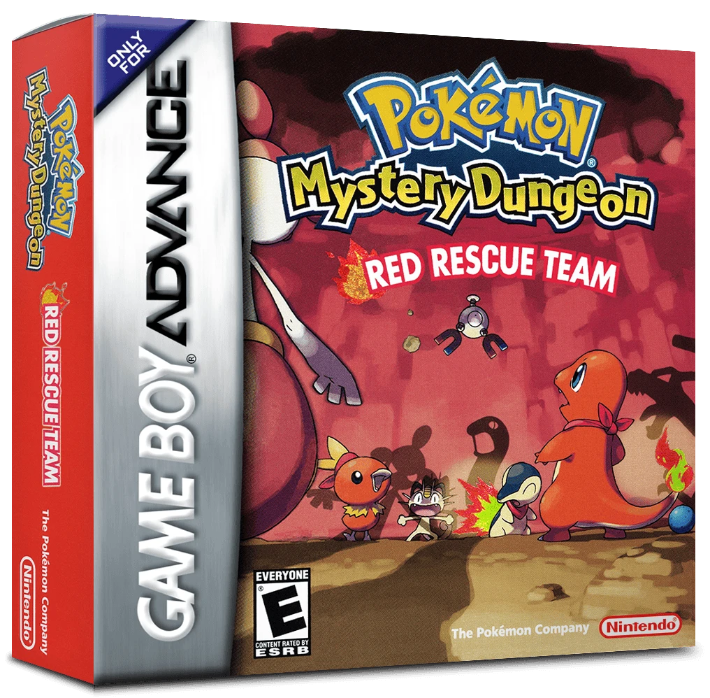 Pokemon Mystery Dungeon: Red Rescue Team box art