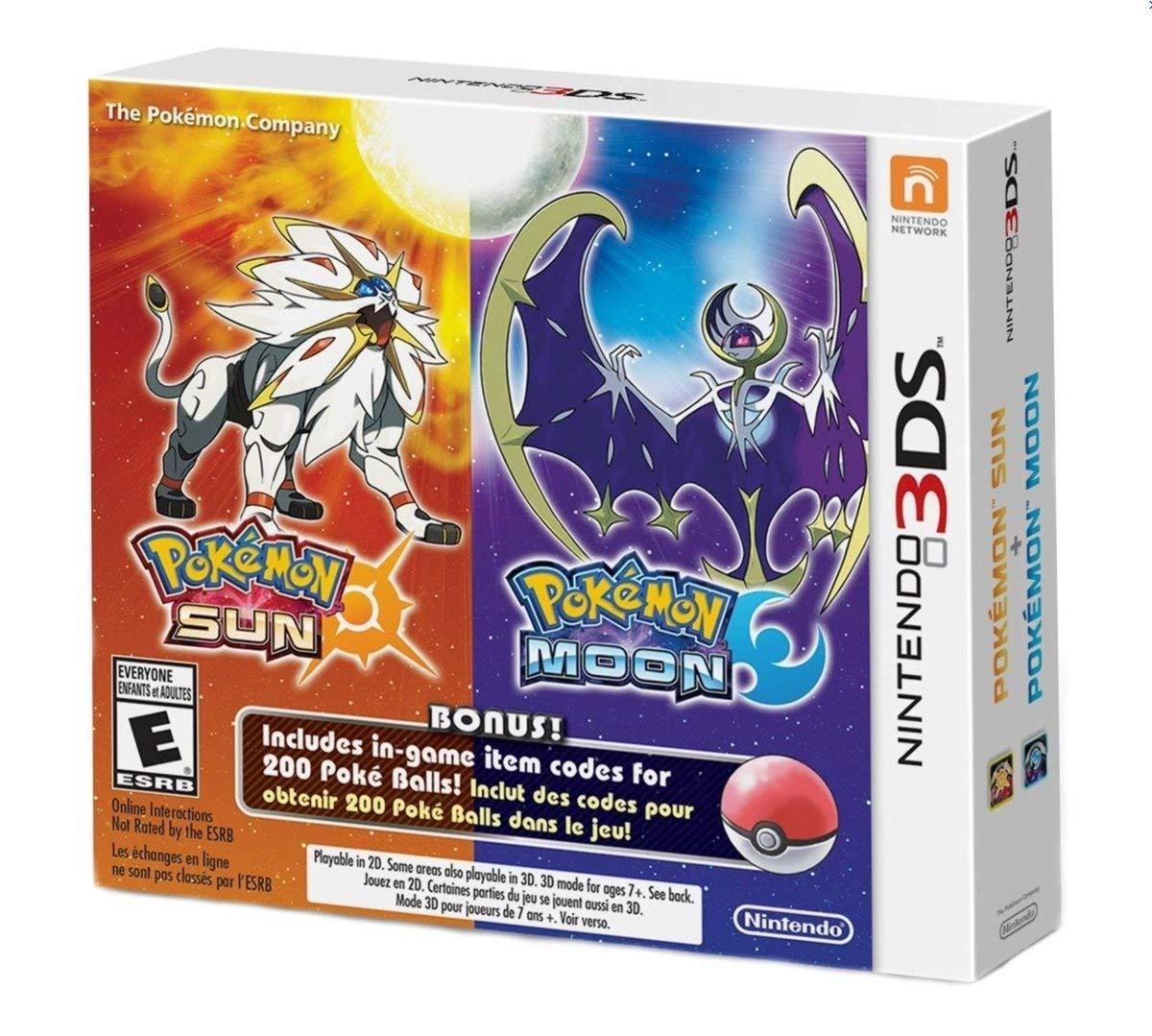 Pokemon Sun & Pokemon Moon Dual Pack box art