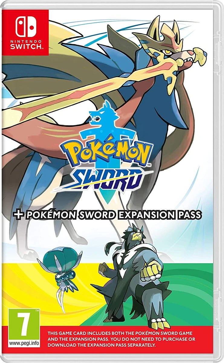 Pokemon Sword + Pokemon Sword Expansion Pass box art