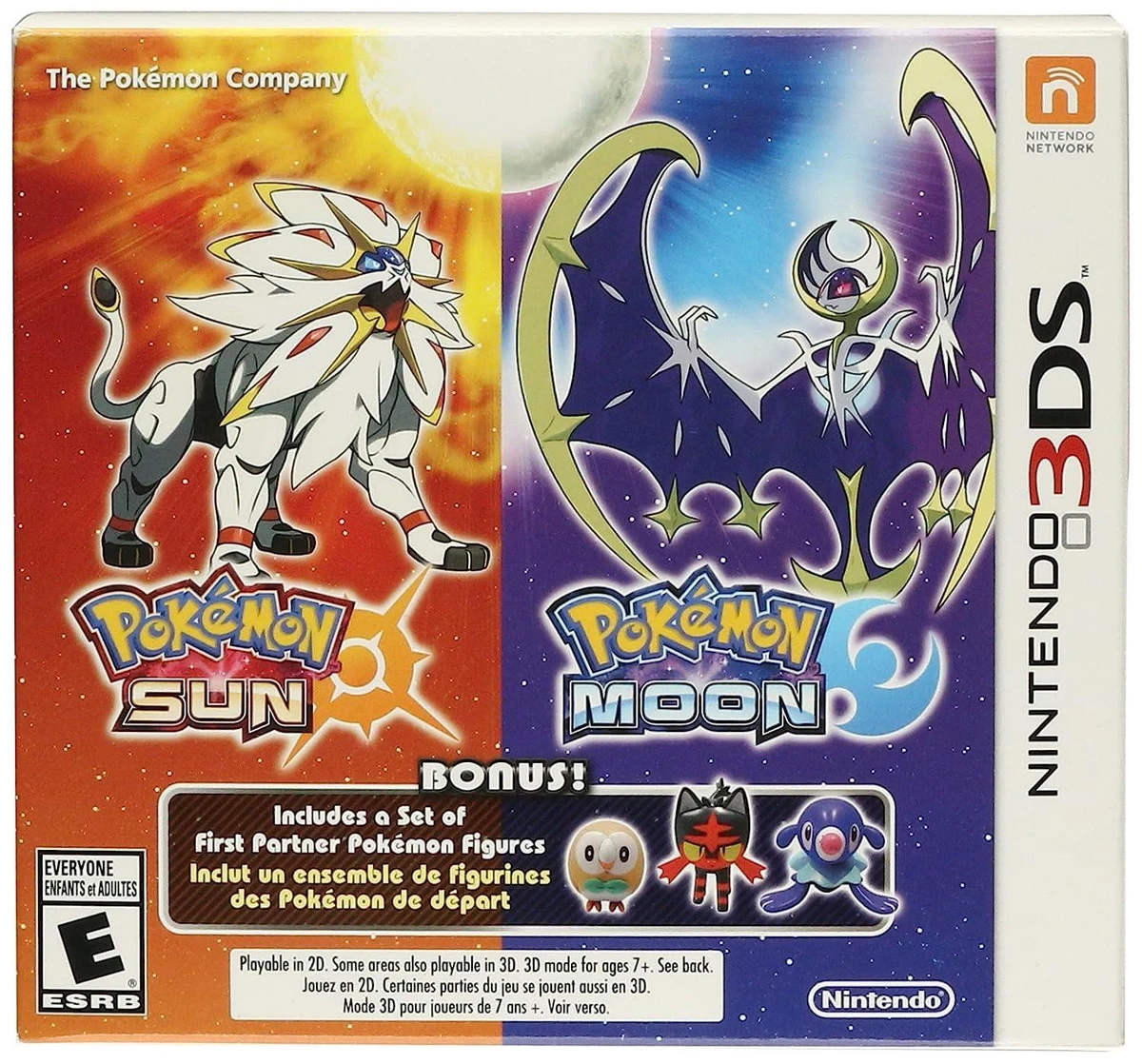 Pokemon Ultra Sun & Pokemon Ultra Moon Dual Pack [Bonus Figures] box art