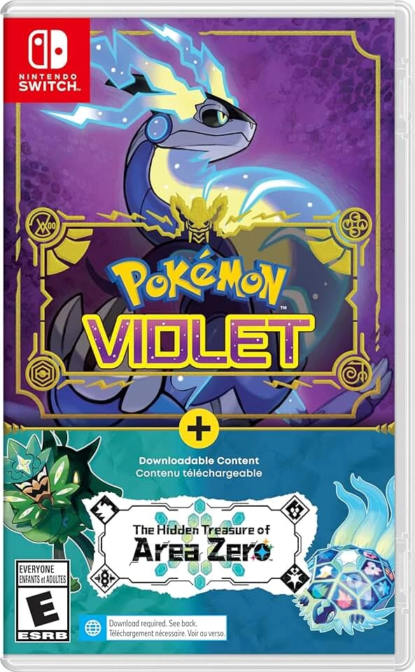 Pokemon Violet + The Hidden Treasure of Area Zero box art