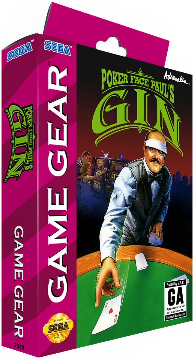 Poker Face Paul's Gin box art