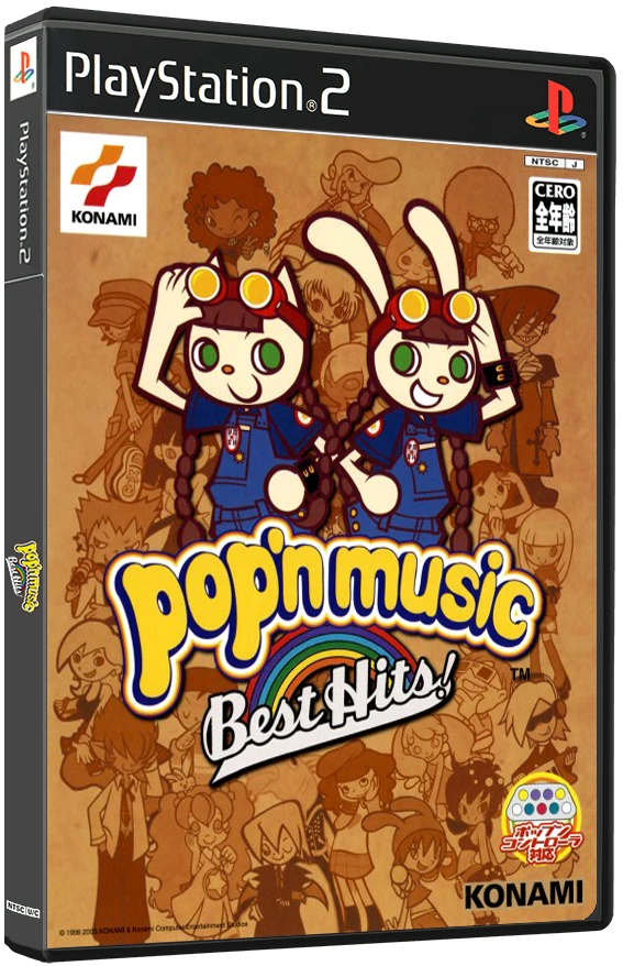 Pop'n Music Best Hits box art