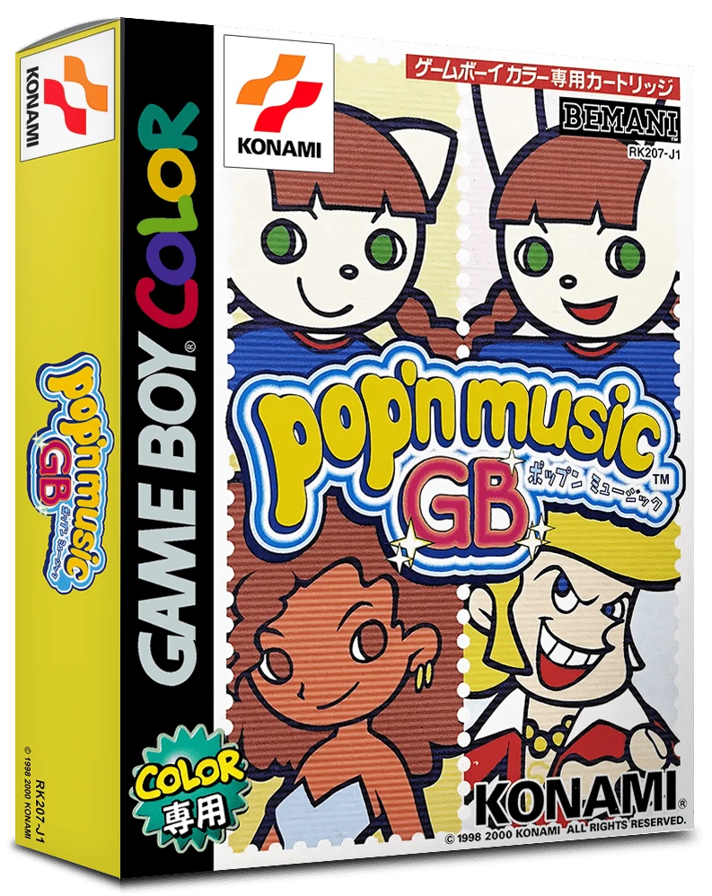 Pop'n Music GB box art