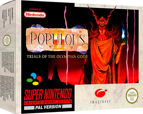 Populous II: Trials of the Olympian Gods box art