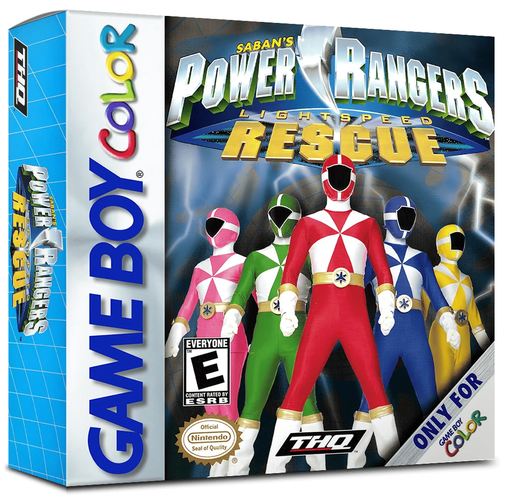 Power Rangers Lightspeed Rescue box art