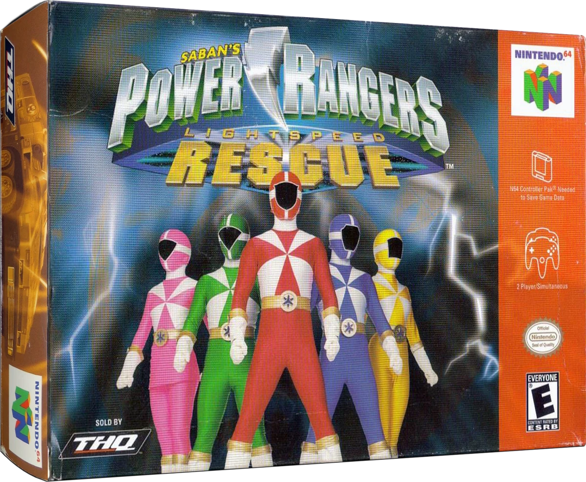 Power Rangers Lightspeed Rescue box art