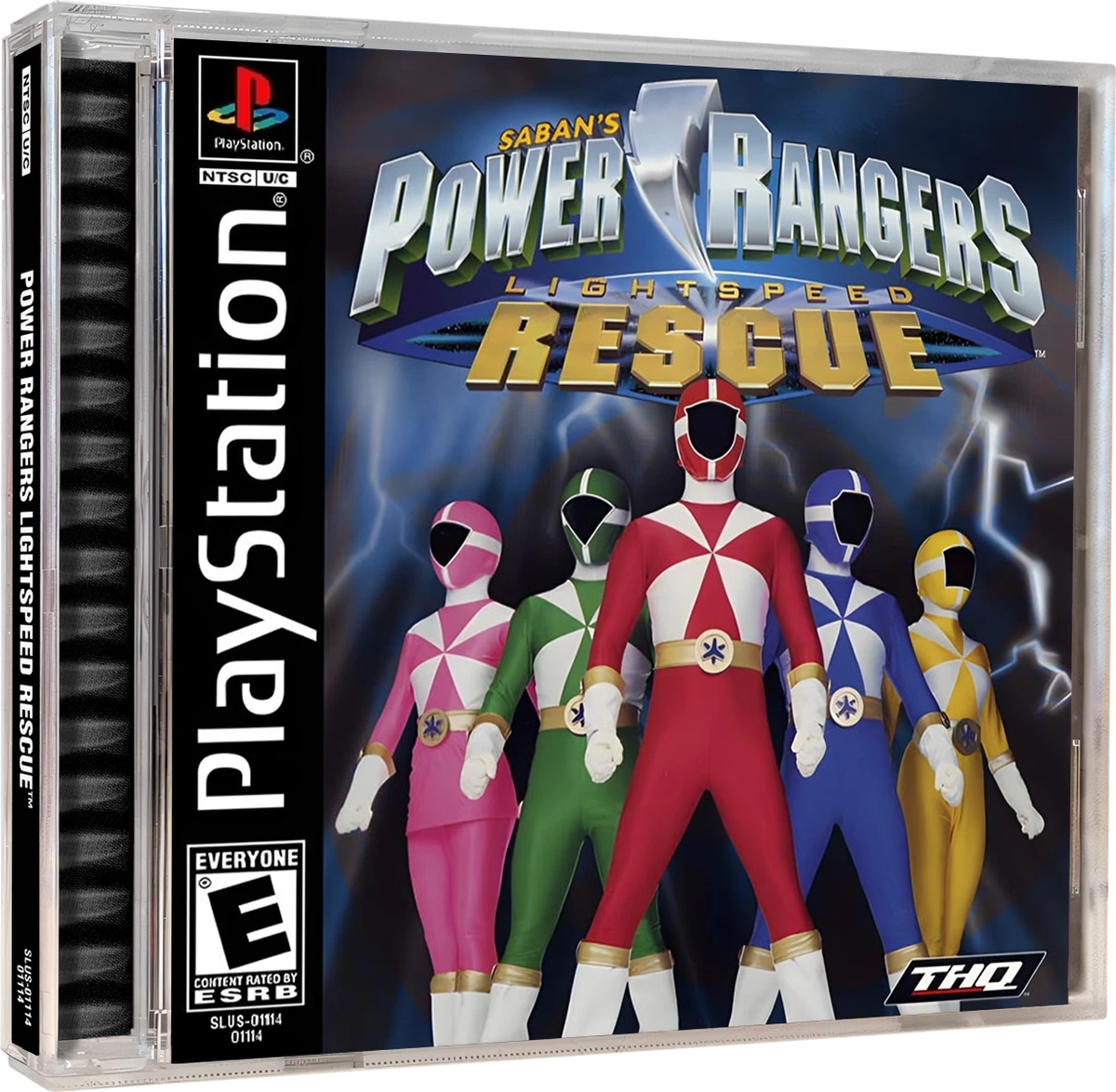 Power Rangers Lightspeed Rescue box art