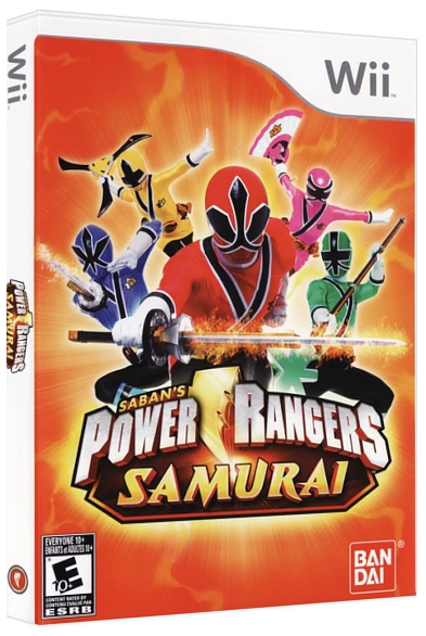 Power Rangers Samurai box art