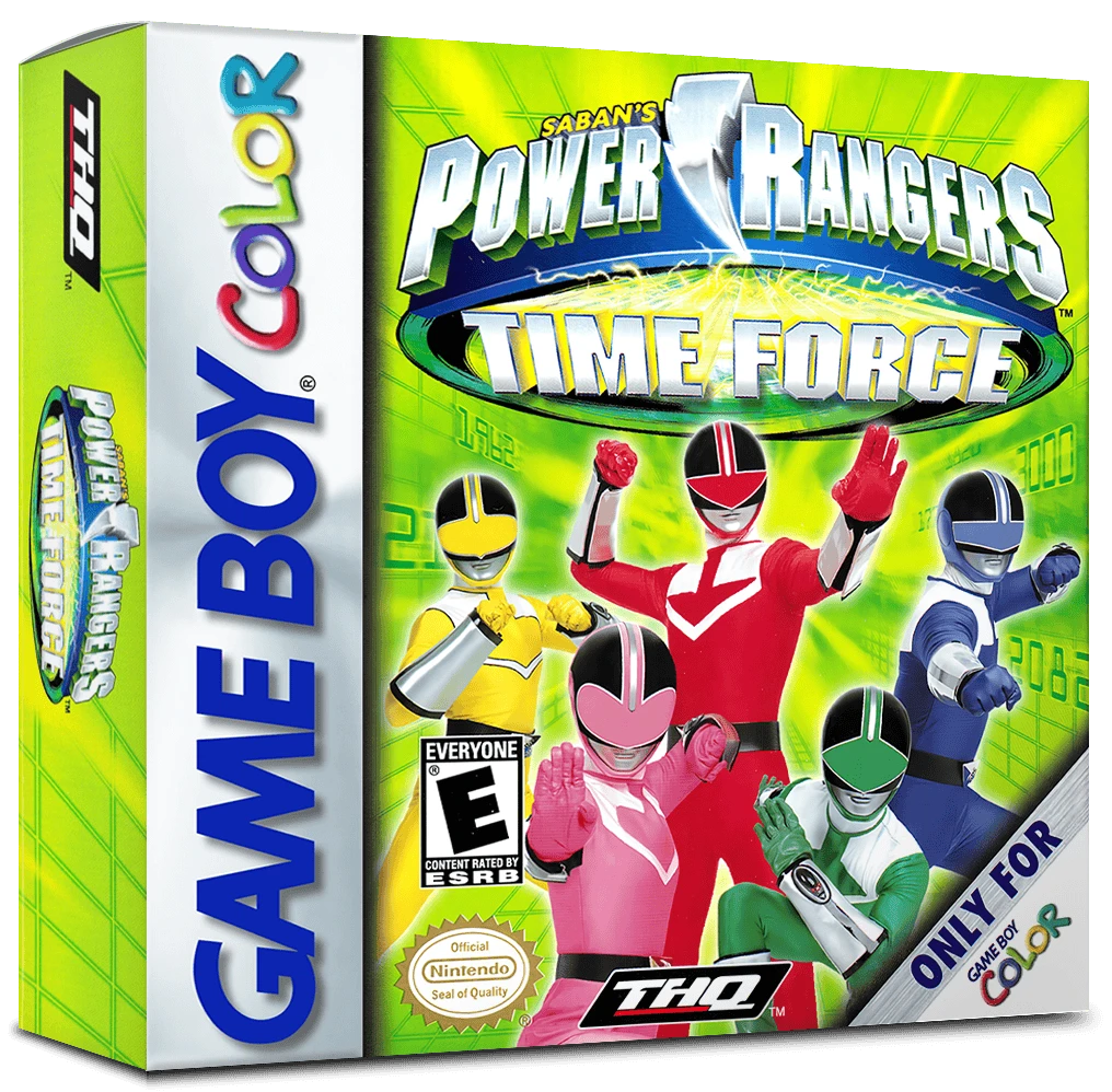Power Rangers Time Force box art