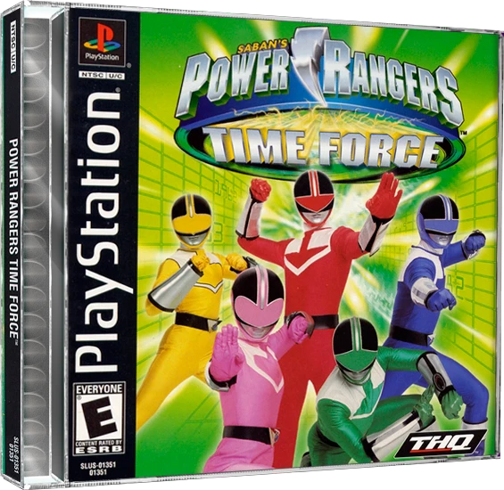 Power Rangers Time Force box art