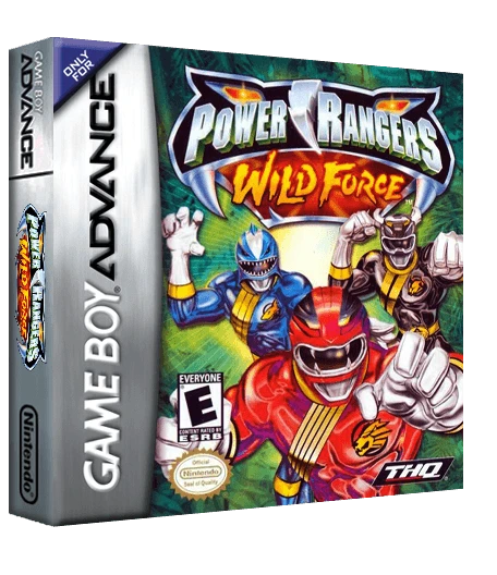 Power Rangers Wild Force box art
