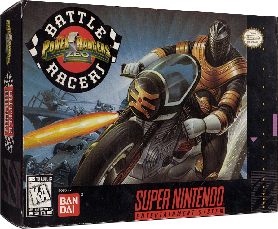 Power Rangers Zeo Battle Racers box art