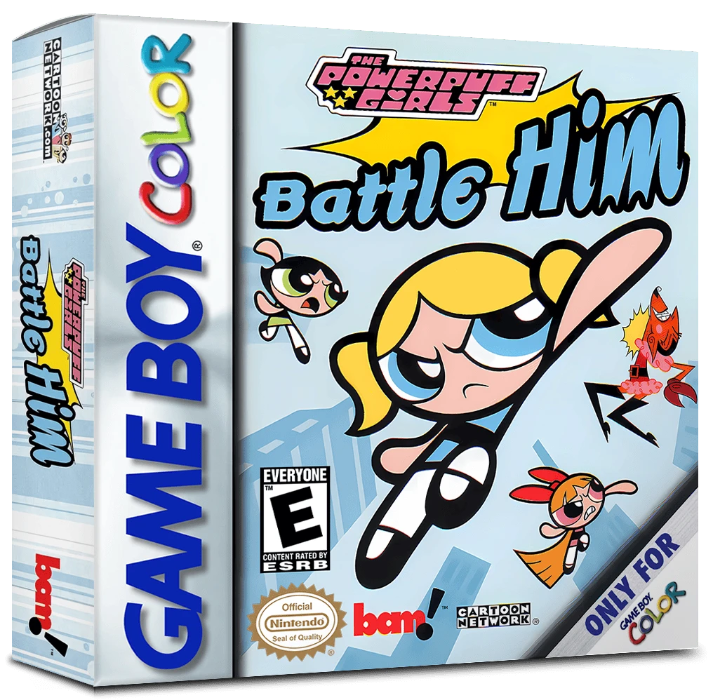 Powerpuff Girls Battle Him box art