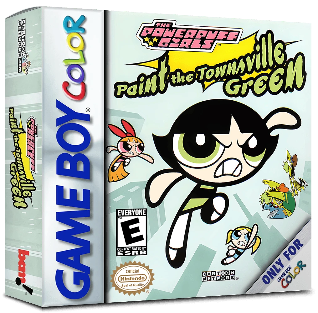 Powerpuff Girls Paint the Townsville Green box art