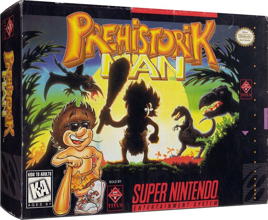 Prehistorik Man box art