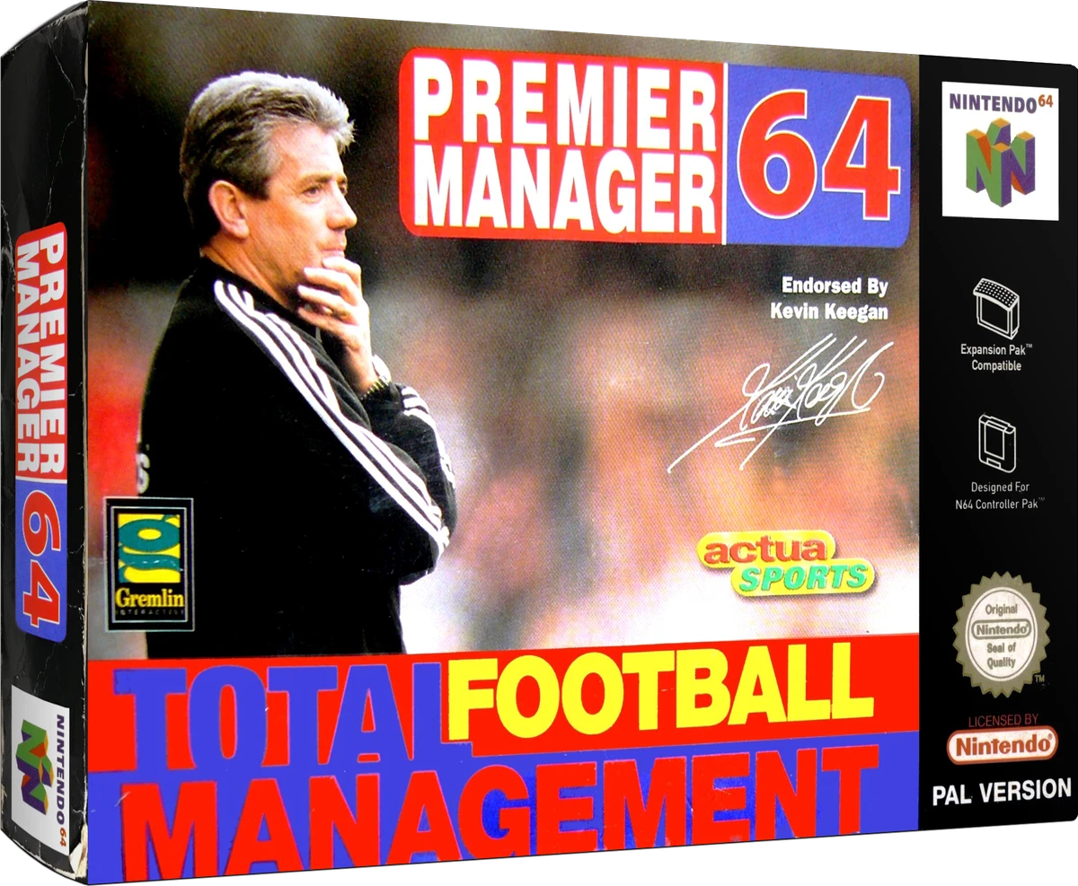 Premier Manager 64 box art