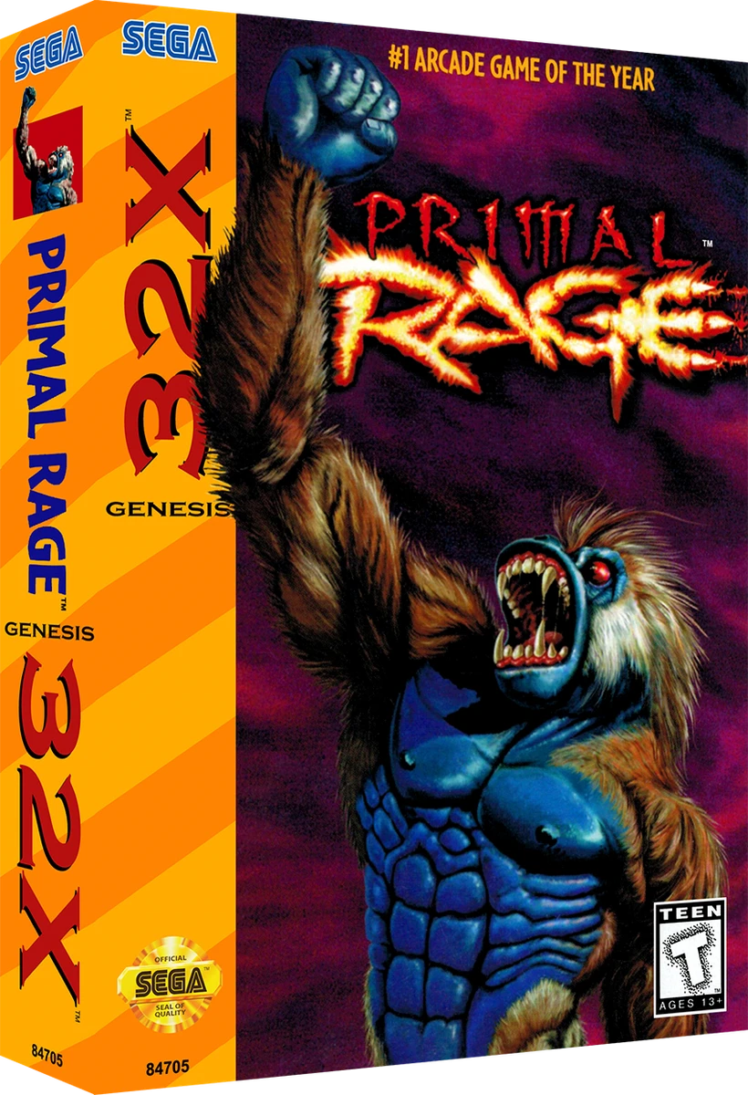 Primal Rage box art