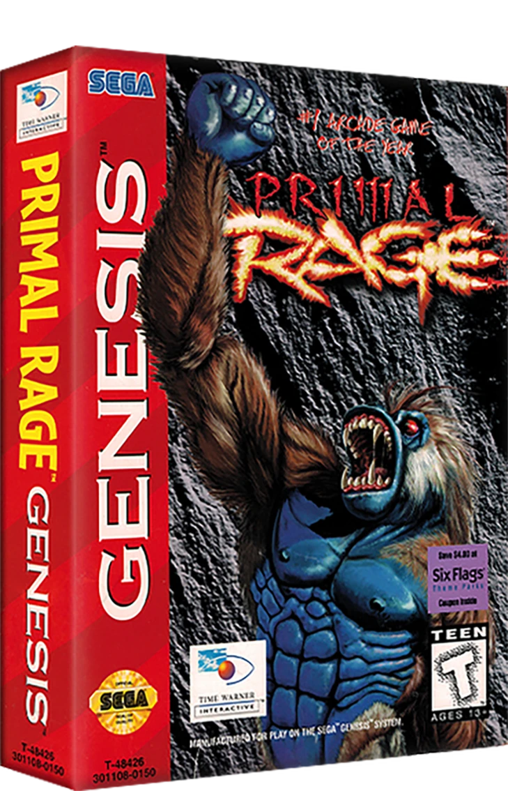 Primal Rage box art