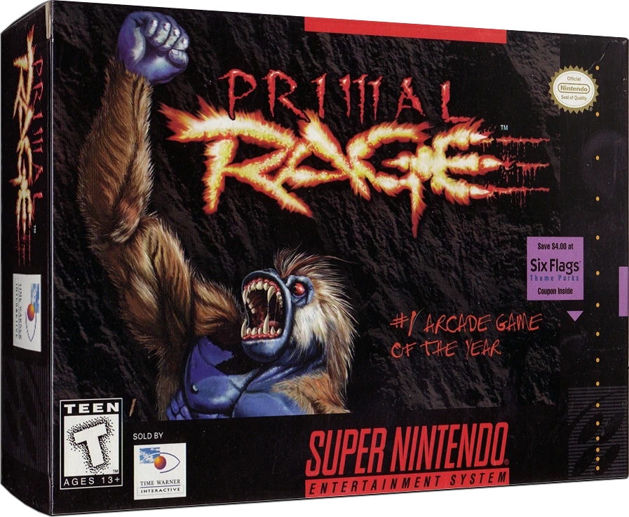 Primal Rage box art