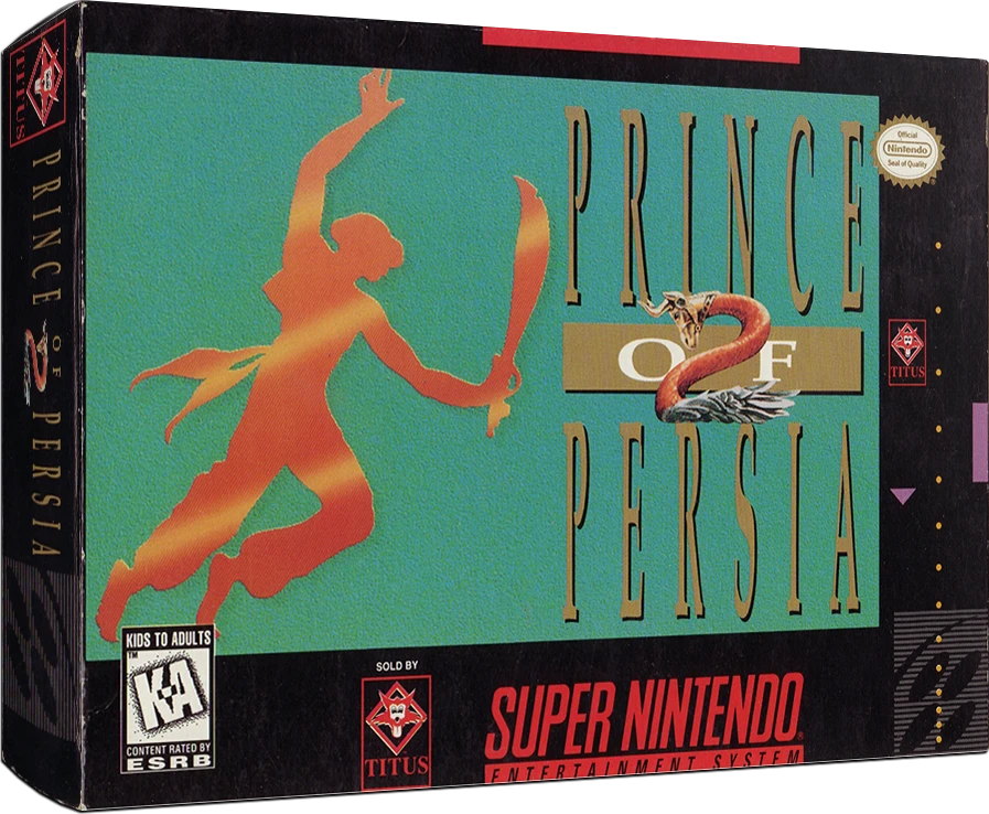 Prince of Persia 2 box art