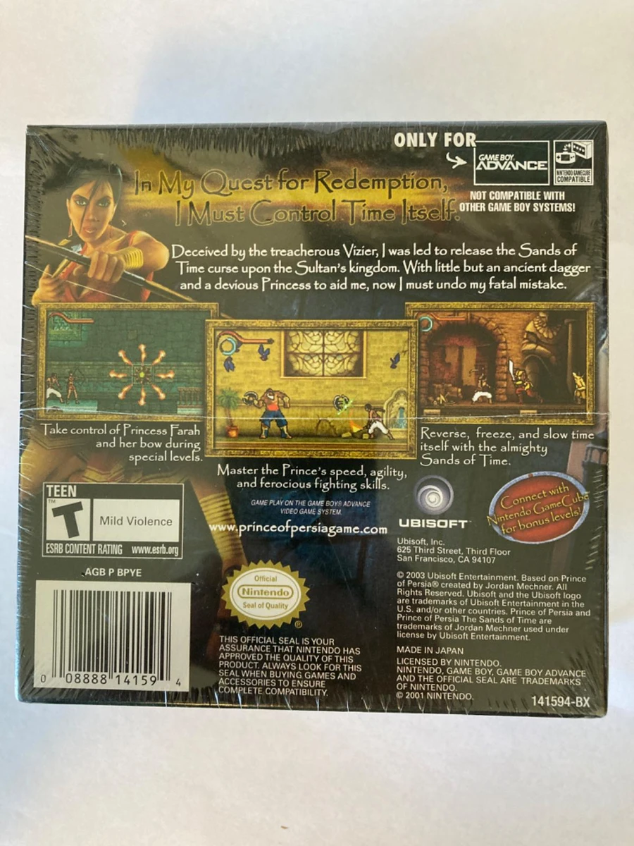Prince of Persia Sands of Time box art