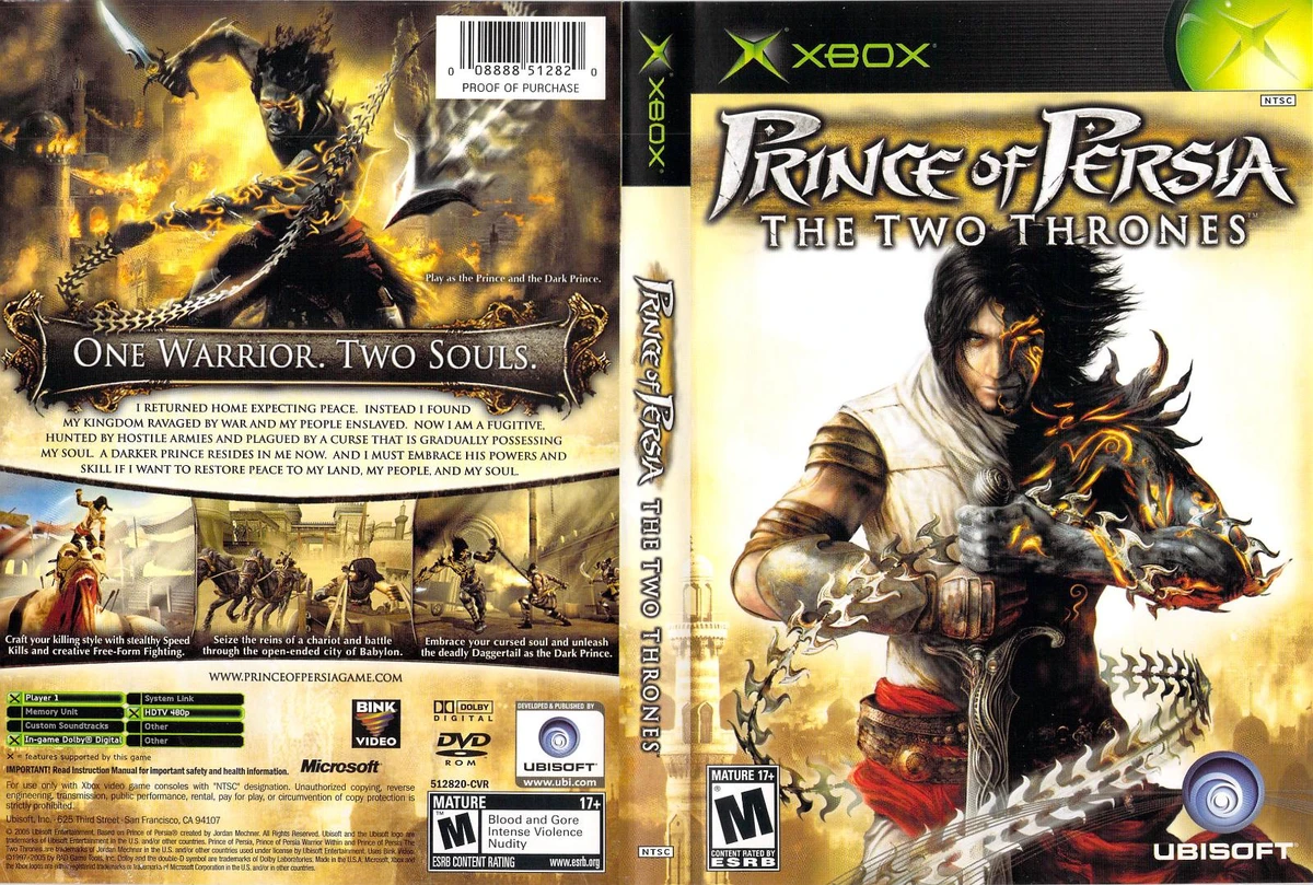 Prince of Persia Two Thrones box art