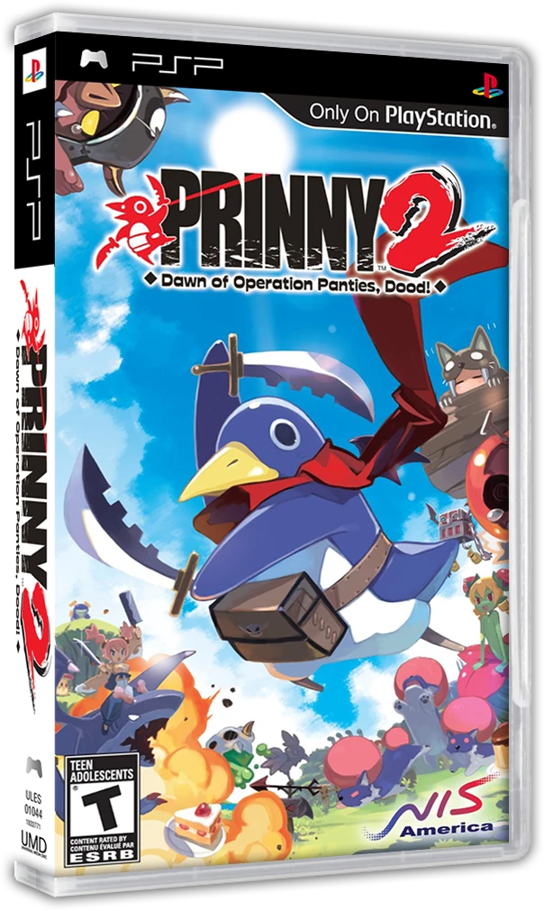 Prinny 2: Dawn Of Operation Panties, Dood box art