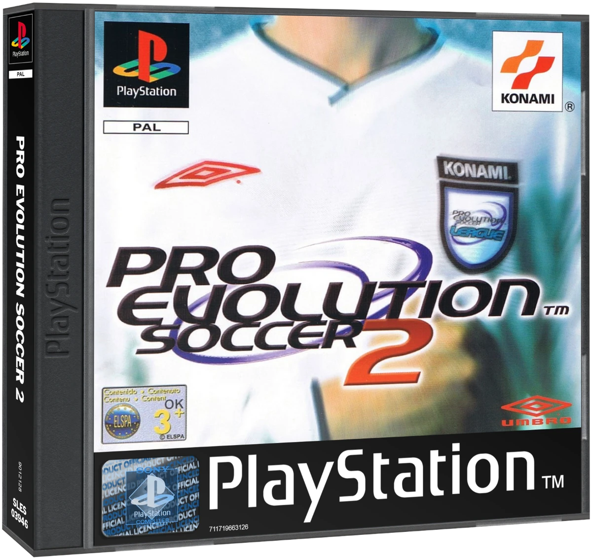 Pro Evolution Soccer 2 box art