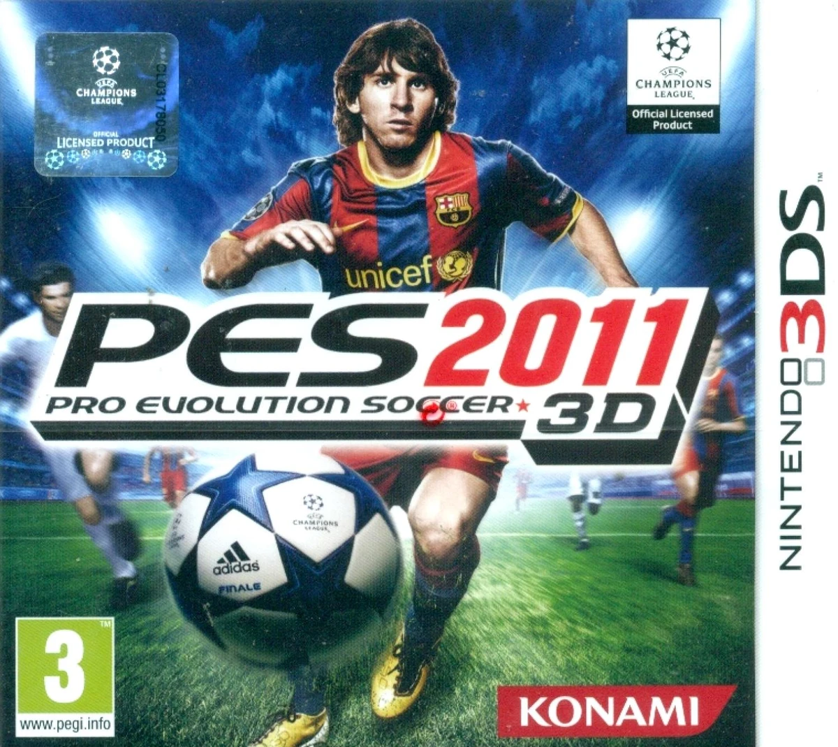 Pro Evolution Soccer 2011 box art