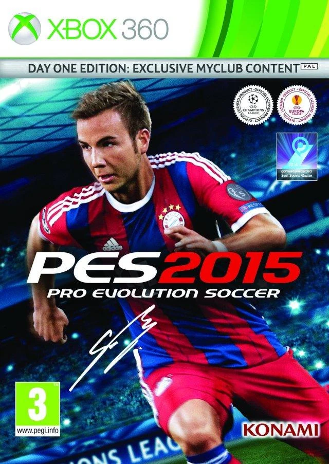 Pro Evolution Soccer 2015 box art