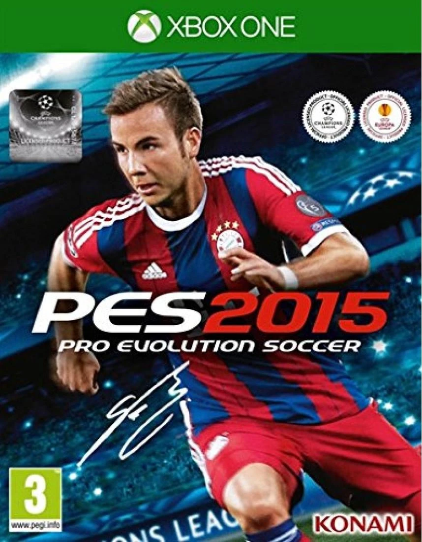 Pro Evolution Soccer 2015 box art