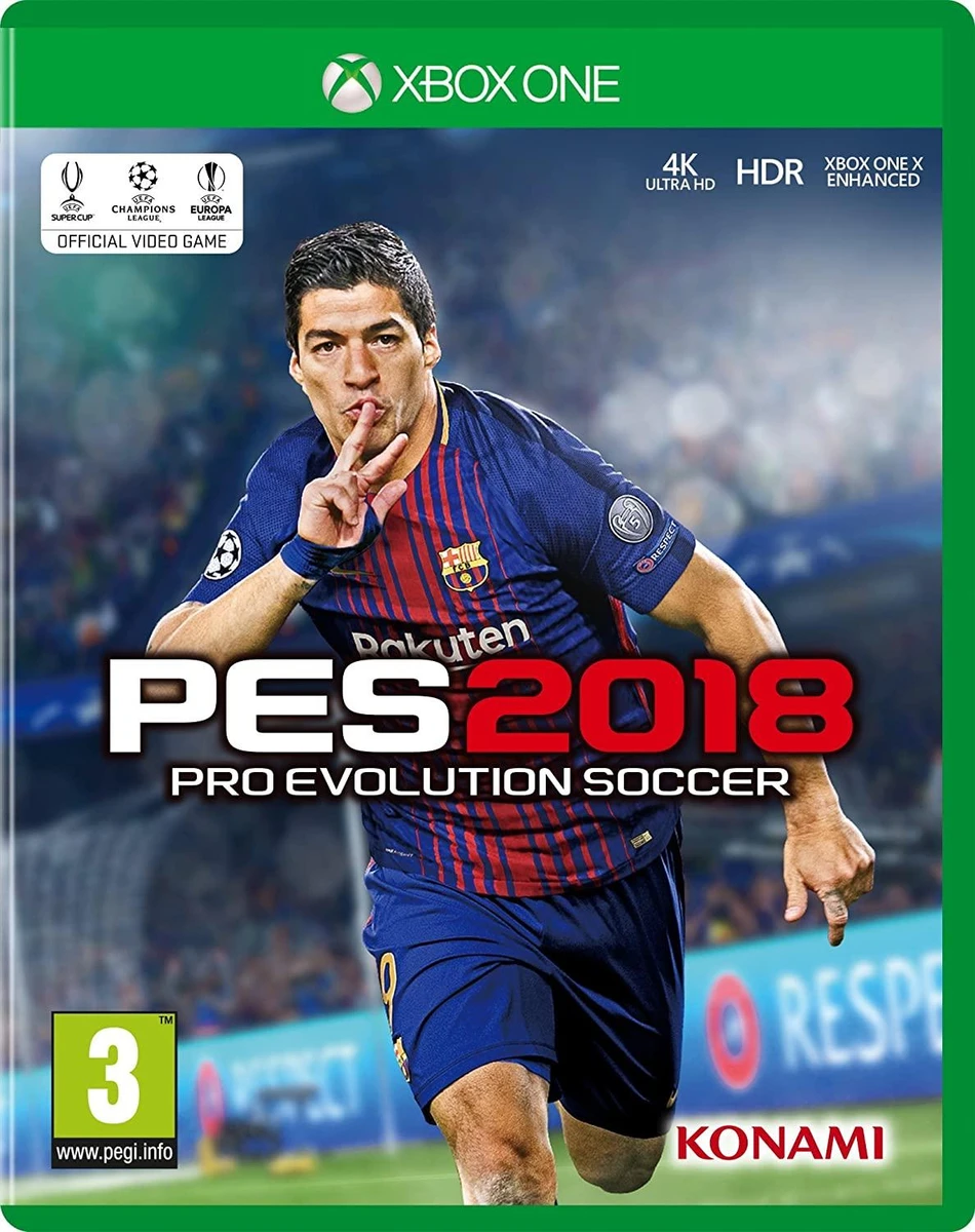 Pro Evolution Soccer 2018 box art