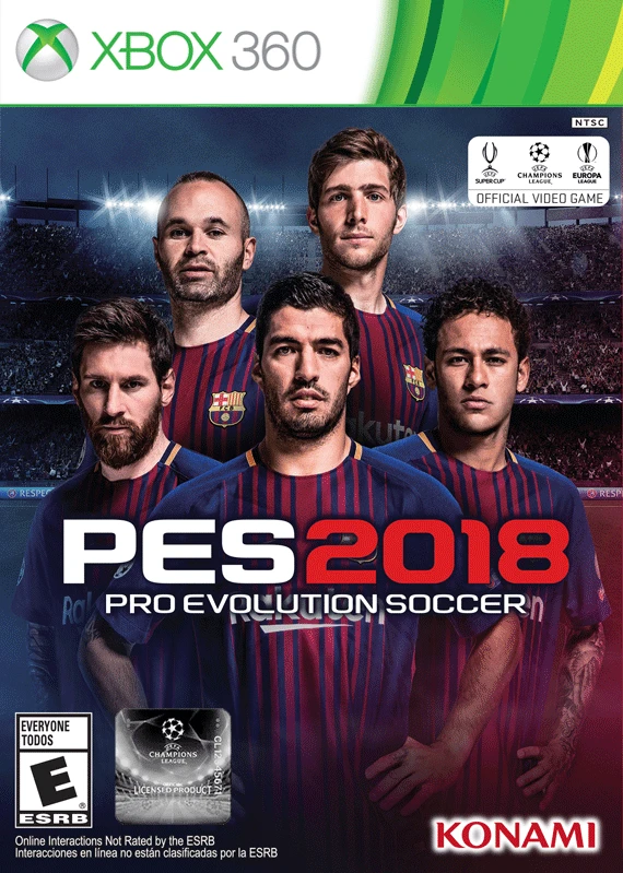Pro Evolution Soccer 2018 box art