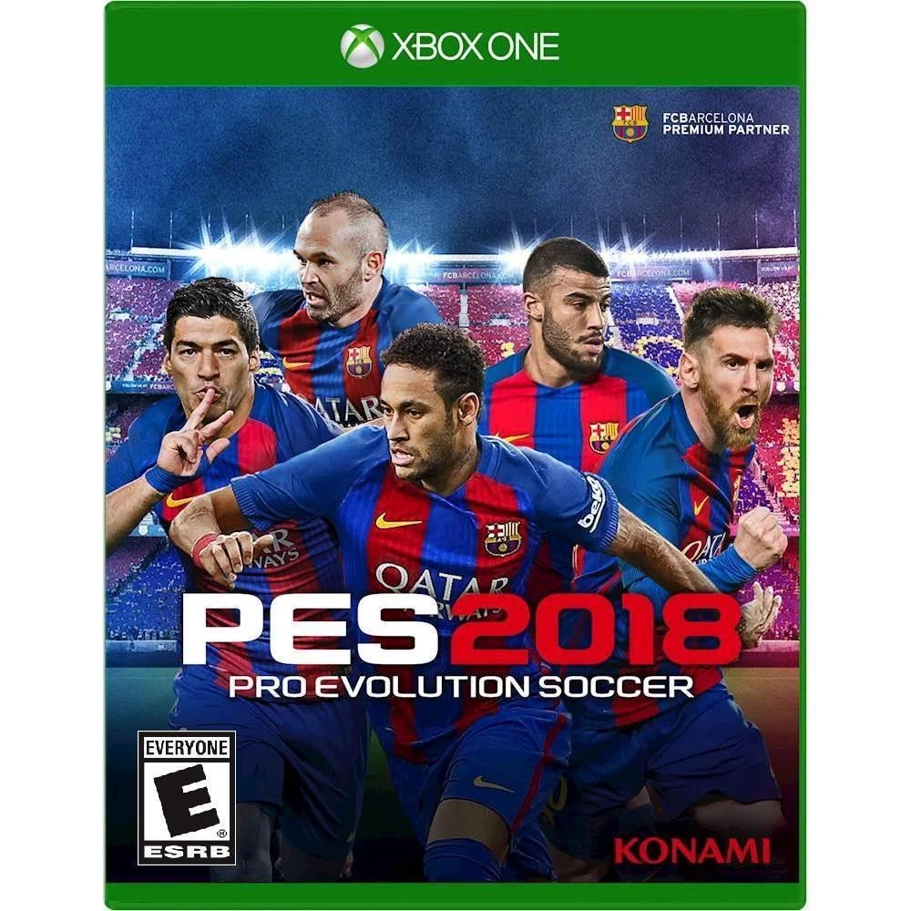 Pro Evolution Soccer 2018 box art