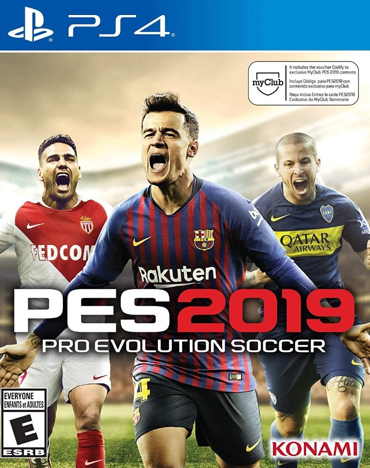 Pro Evolution Soccer 2019 box art