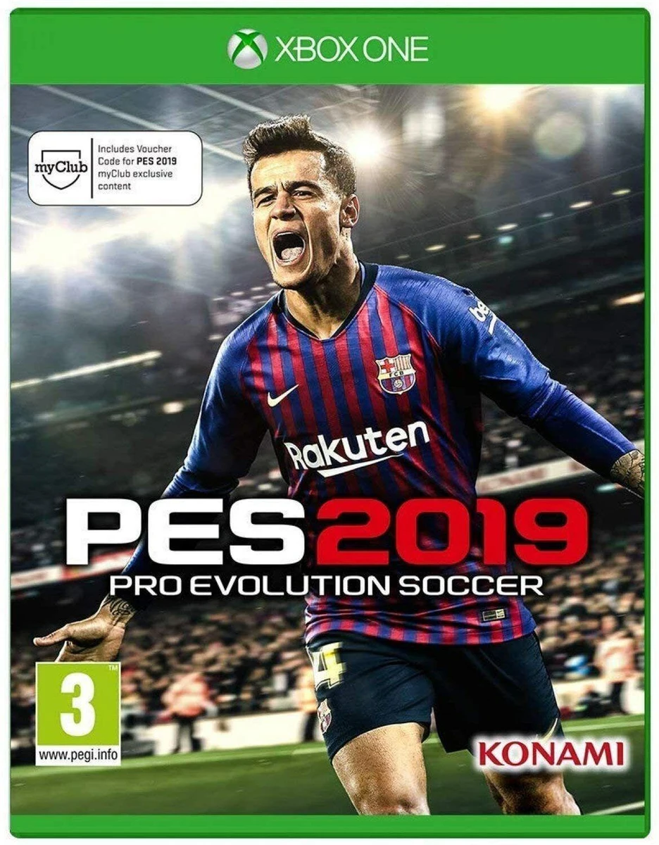 Pro Evolution Soccer 2019 box art