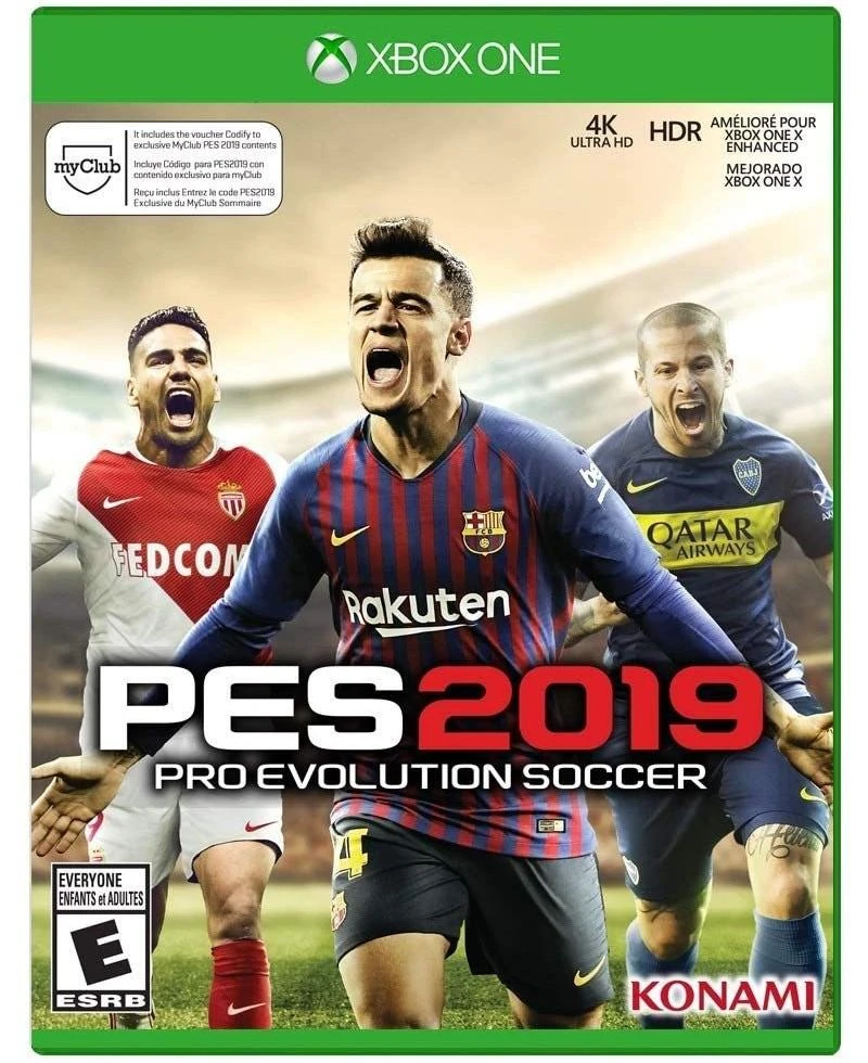 Pro Evolution Soccer 2019 box art