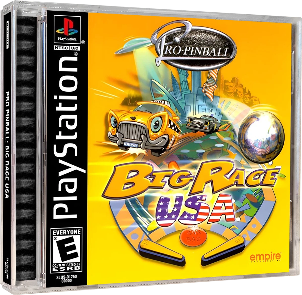 Pro Pinball Big Race USA box art