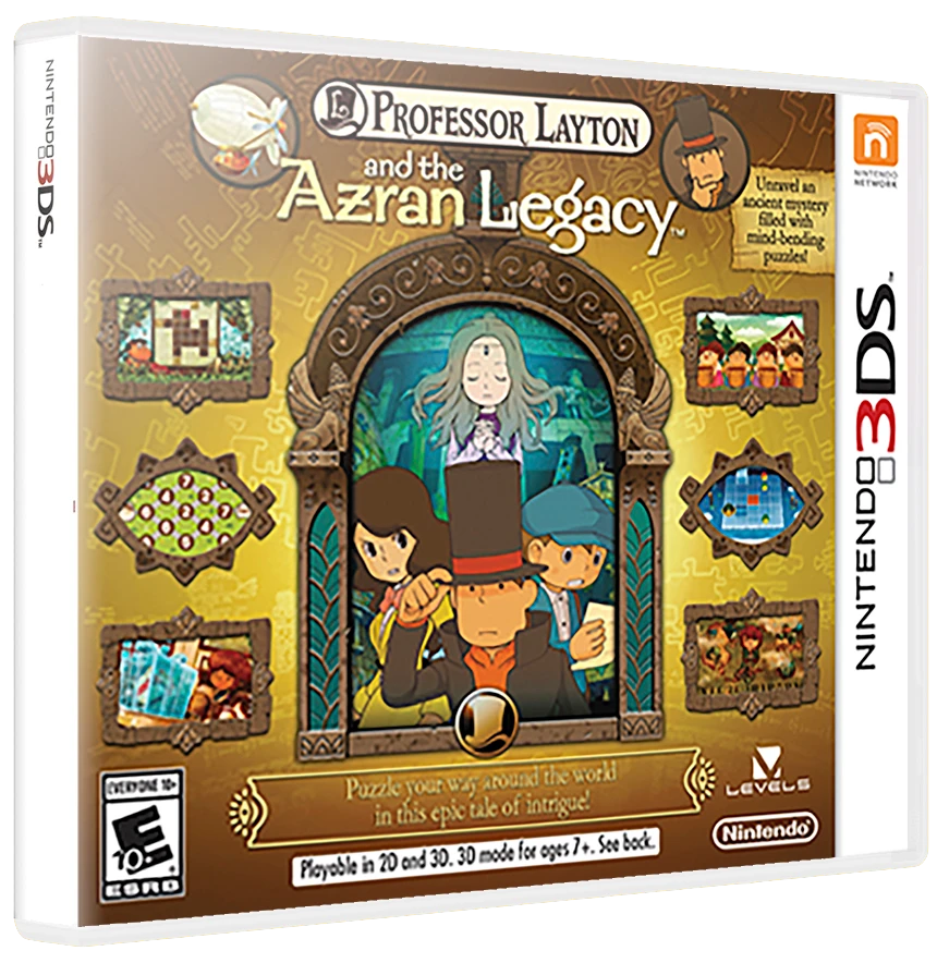 Professor Layton and the Azran Legacy box art